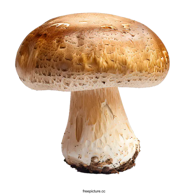 [Transparent Background PNG]Fresh mushroom on white background