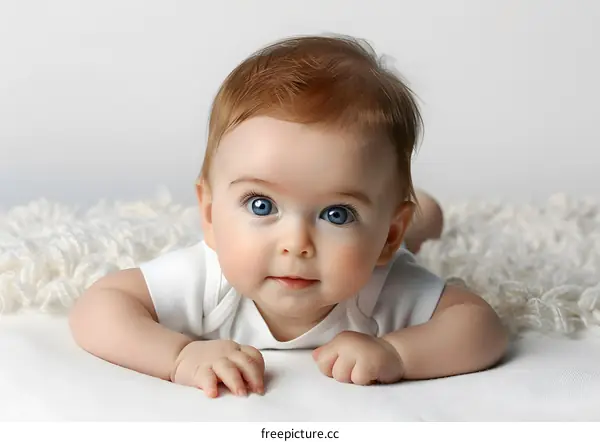 Portrait of a cute baby