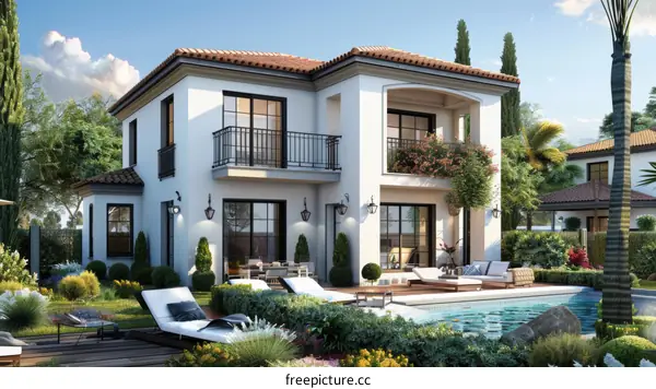 Mediterranean Style Modern House