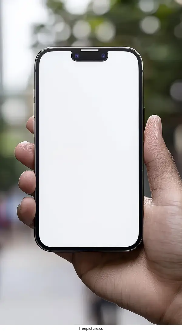Modern Smartphone Display Mockup
