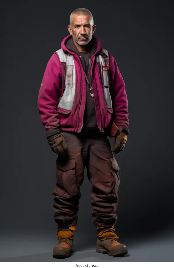 portrait of a construction worker