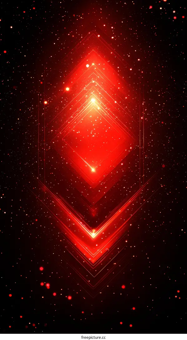 Abstract Red Light Design Background