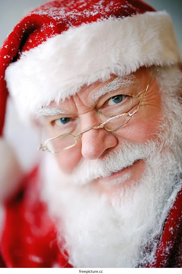 Santa Claus Close-up Portrait