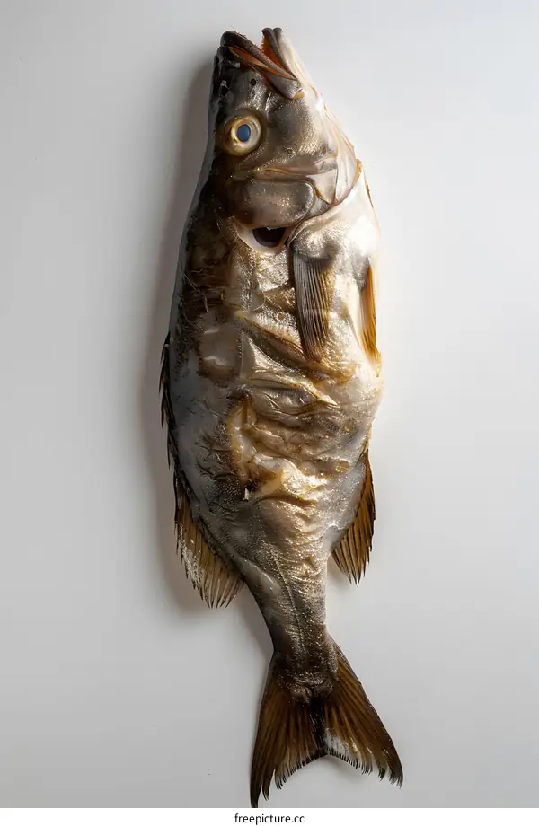 fish on a white background