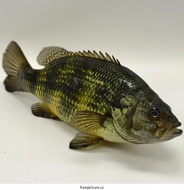 A largemouth bass fish
