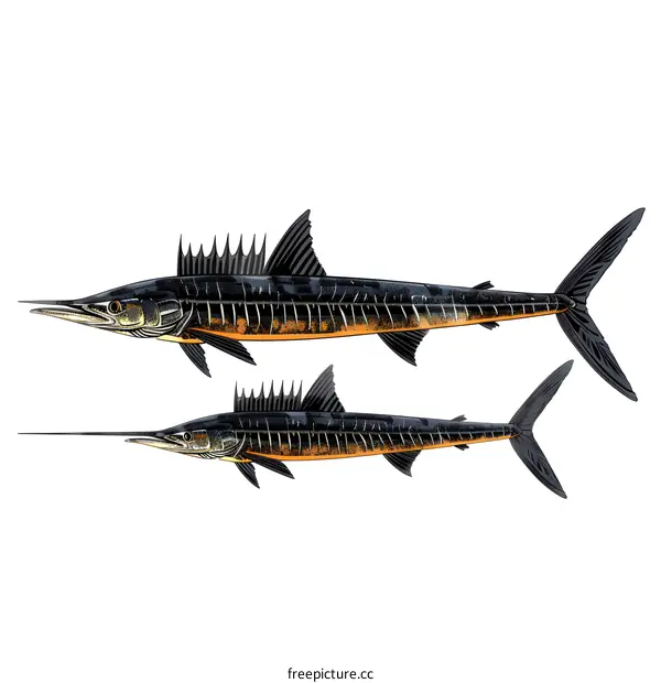Two Black Marlins