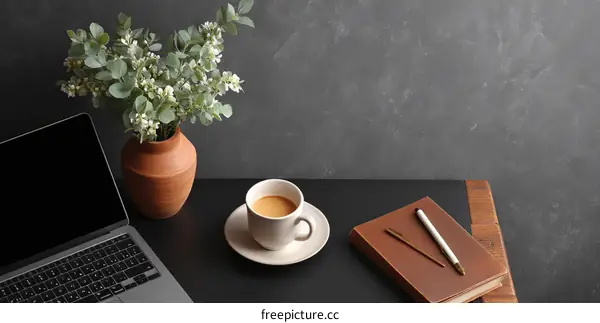 Workspace Minimalist Modern Aesthetic Arrangement