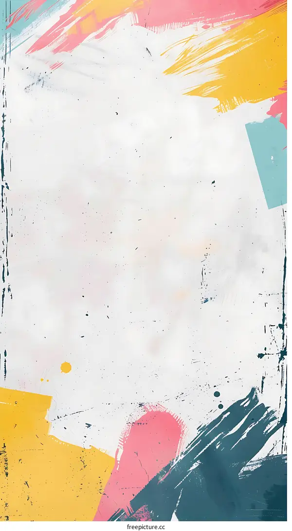 Abstract Colorful Brushstroke Background