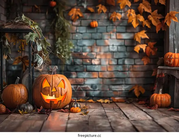 Spooky Halloween Pumpkin