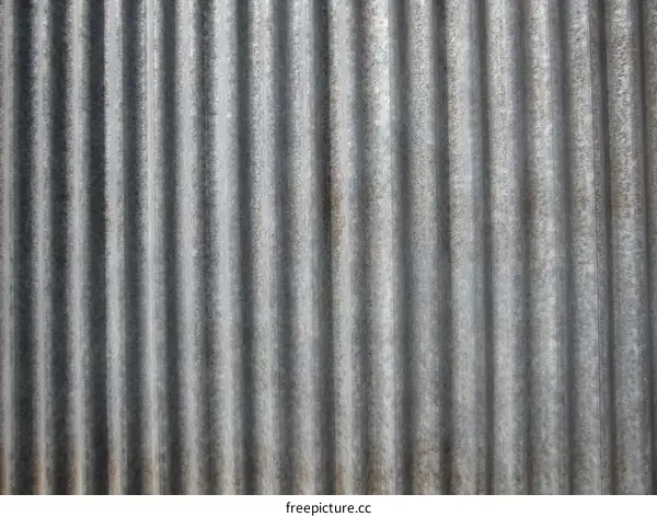 Rusty corrugated metal texture background