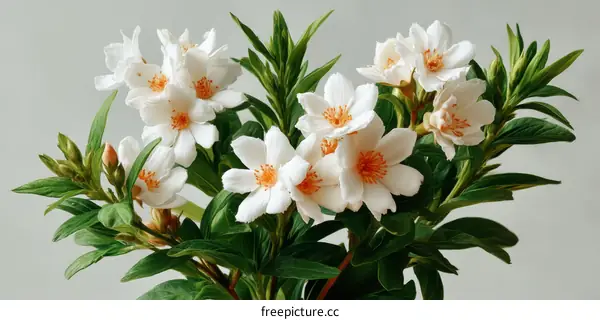 Beautiful White Flowers Bouquet