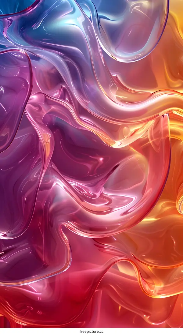 Abstract Swirls of Color