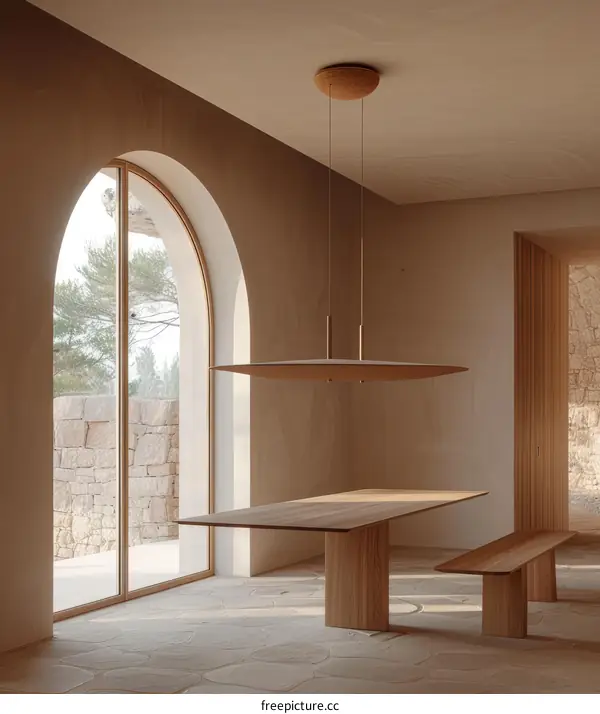 Mediterranean Style Dining Room Design