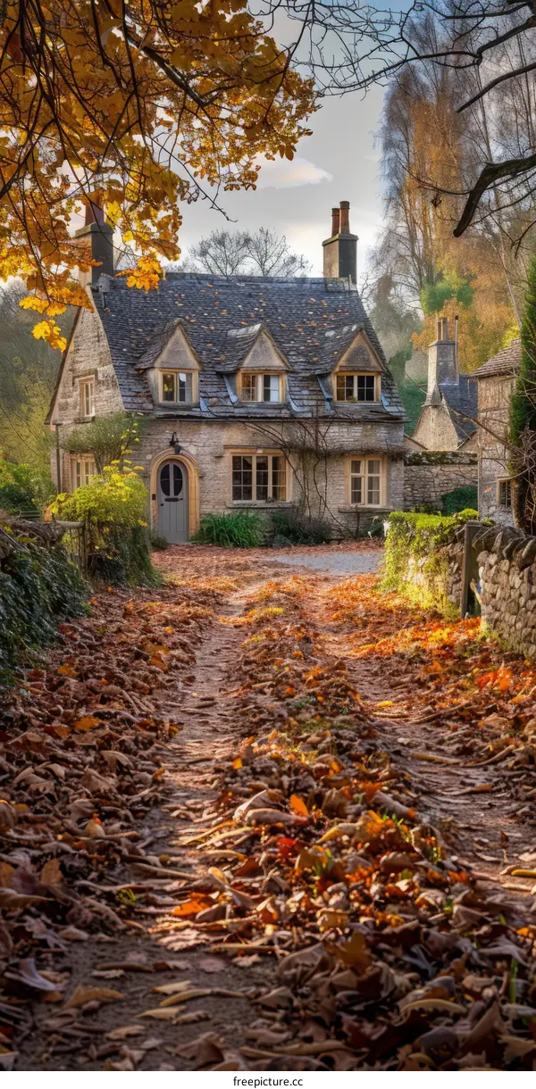 A Charming Stone Cottage in the British Countryside