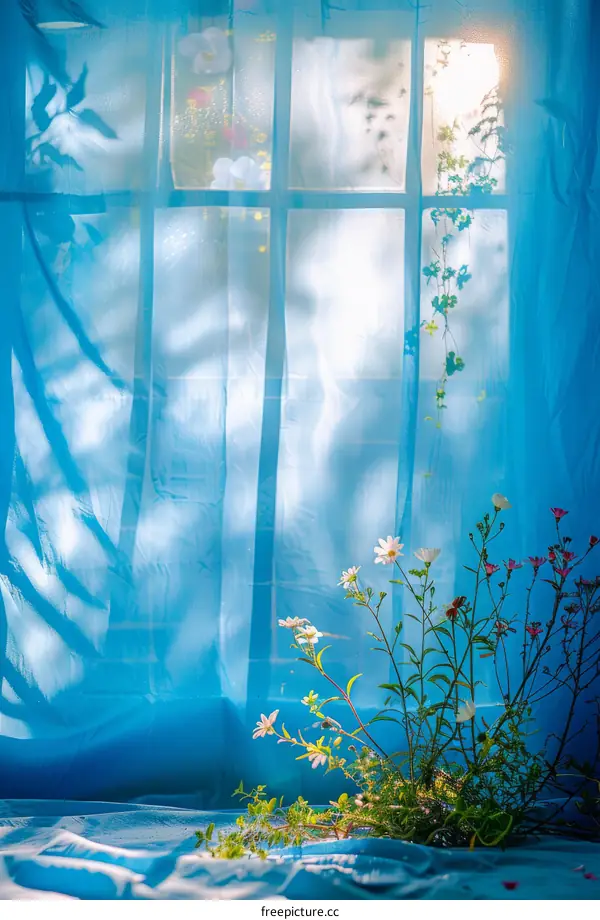 Blue Dreamy Window