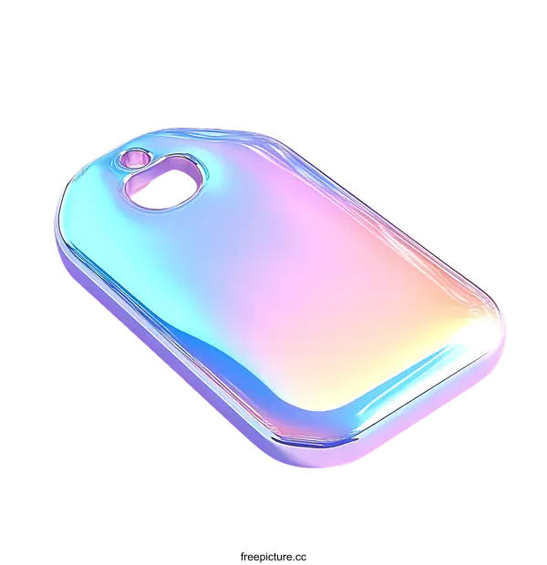 [Transparent Background PNG]Colorful Holographic Smartphone Case Design