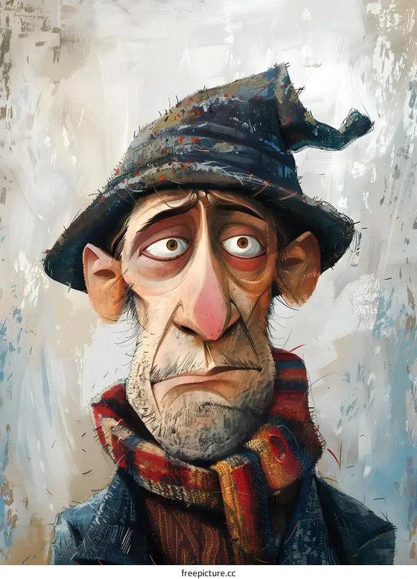 portrait of a man with a hat