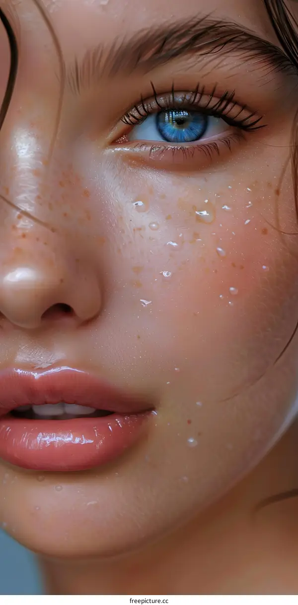 Close Up Beauty Portrait