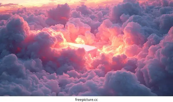 Stunning Cloudscape Aerial Perspective