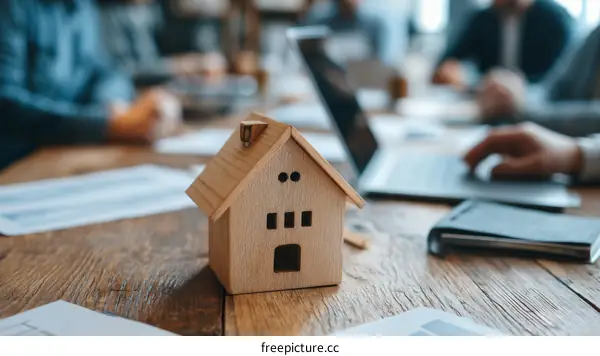 Real Estate Meeting  Team Discussing New Property