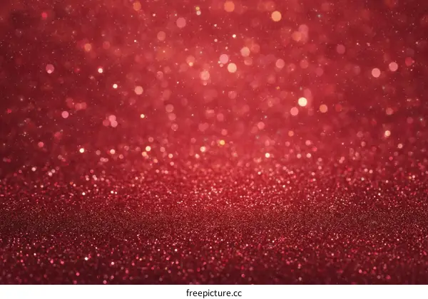 Sparkling Red Glitter Background for Festive Design