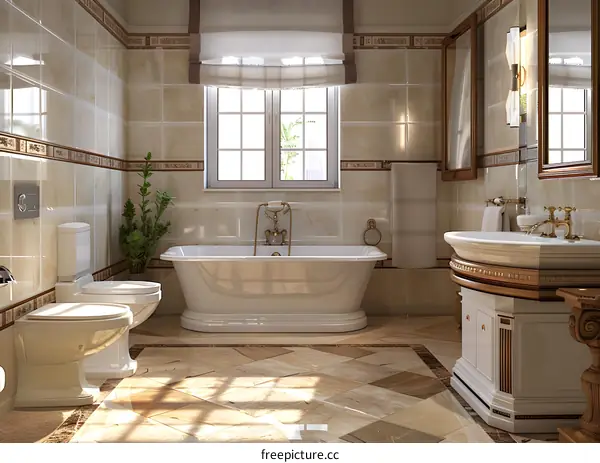 Luxurious Bathroom Interior