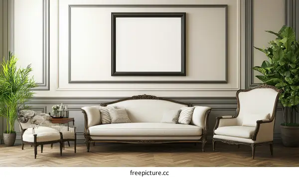 Classic European Living Room Interior Design