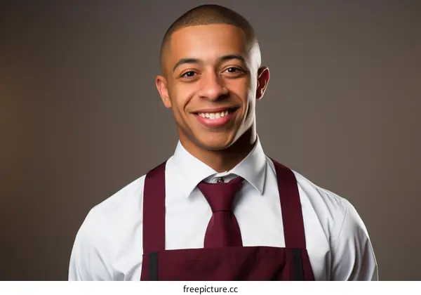 Portrait of a Smiling African American Man