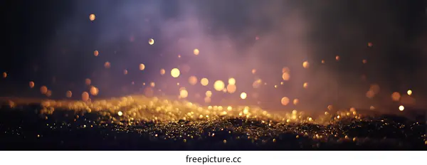Golden Sparkles Background Abstract