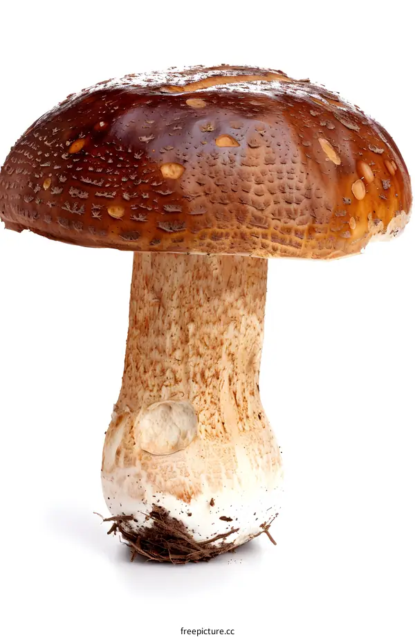 Mushroom on white background