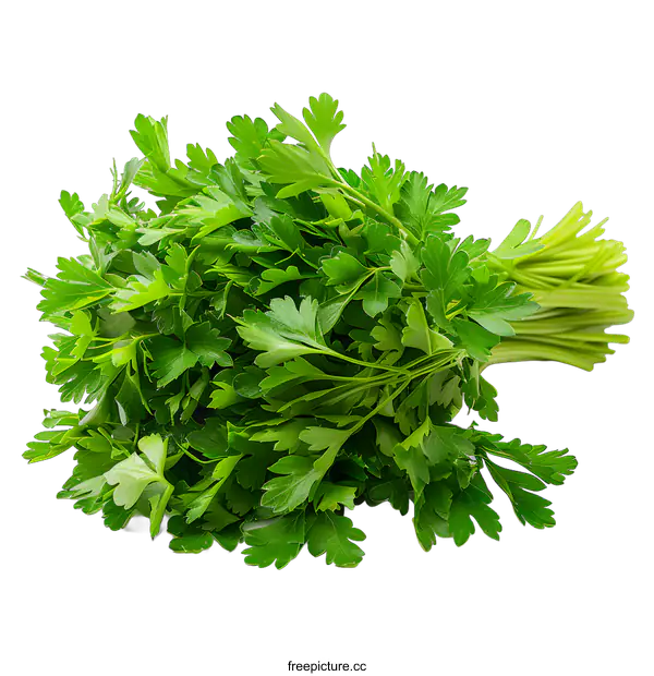 [Transparent Background PNG]A bunch of fresh parsley