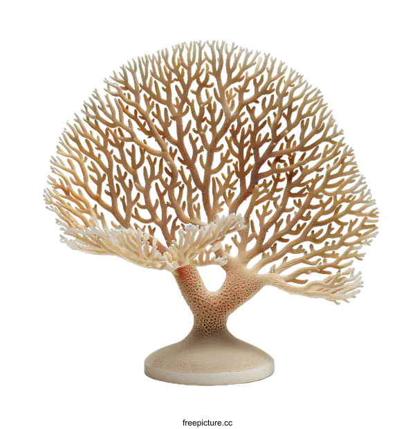 [Transparent Background PNG]A 3D printed coral tree