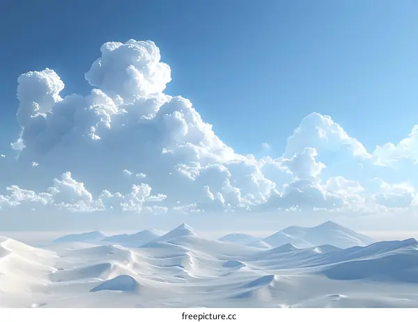 Glacier and Snow Mountain