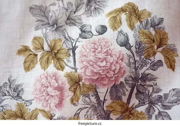 Floral Print Fabric Design