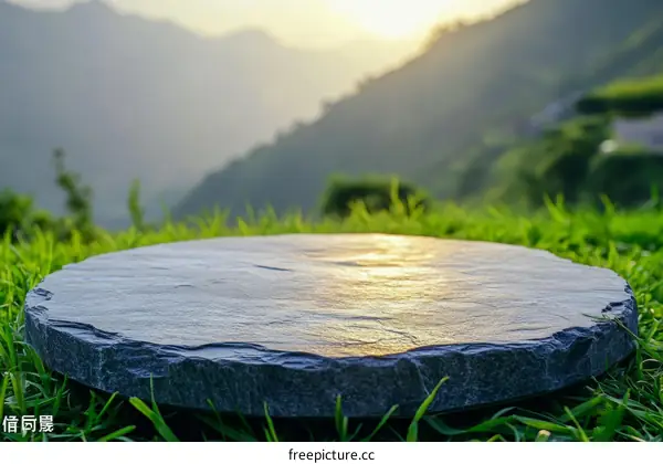 Natural Stone Tabletop Outdoor Display