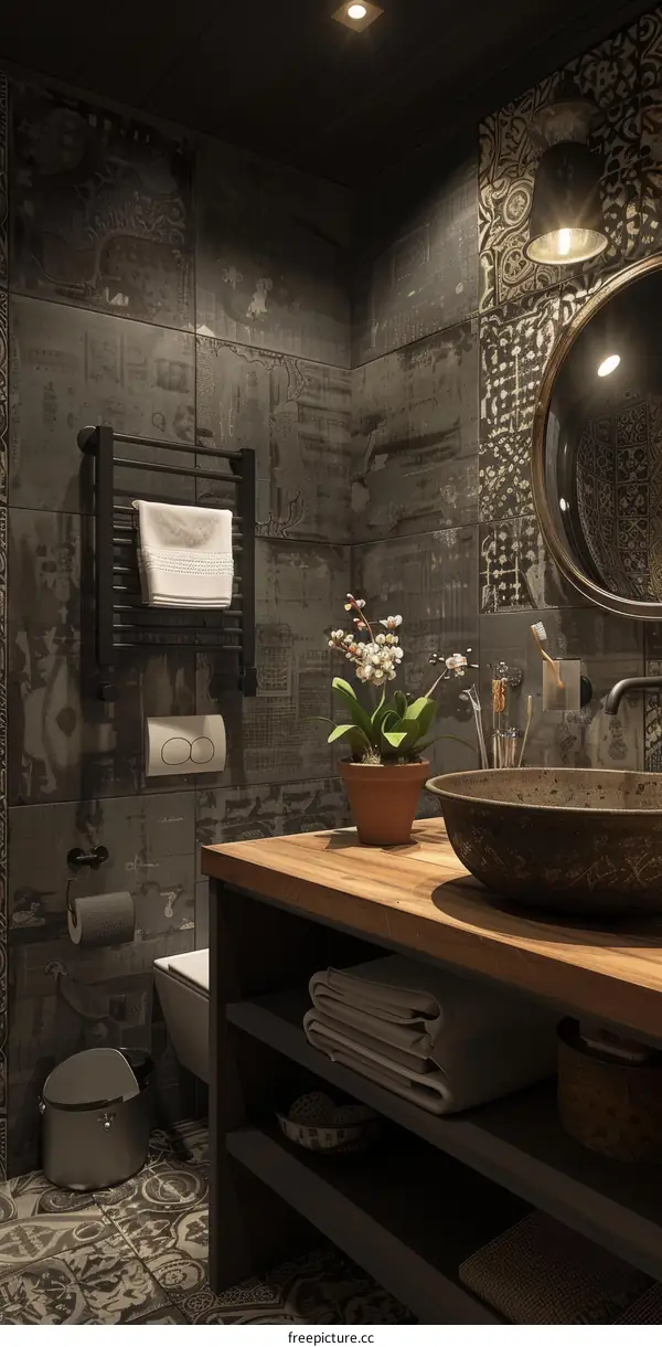 Retro Nostalgic Bathroom