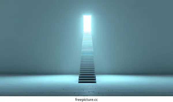 Stairway to Success Illustration