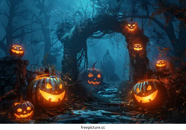 Halloween Jack-o-lantern