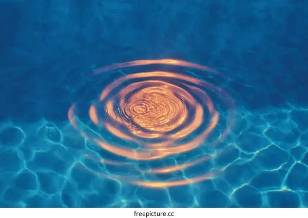 Water Ripples in Pool