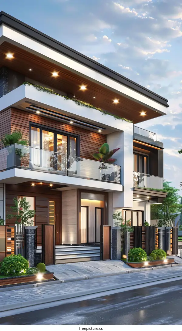 Modern Residential Architectural Exterior Design