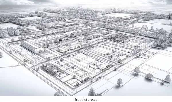 Architectural Design of Industrial Complex