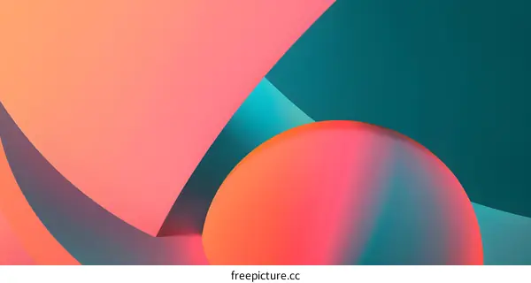 Abstract Background with Colorful Shapes