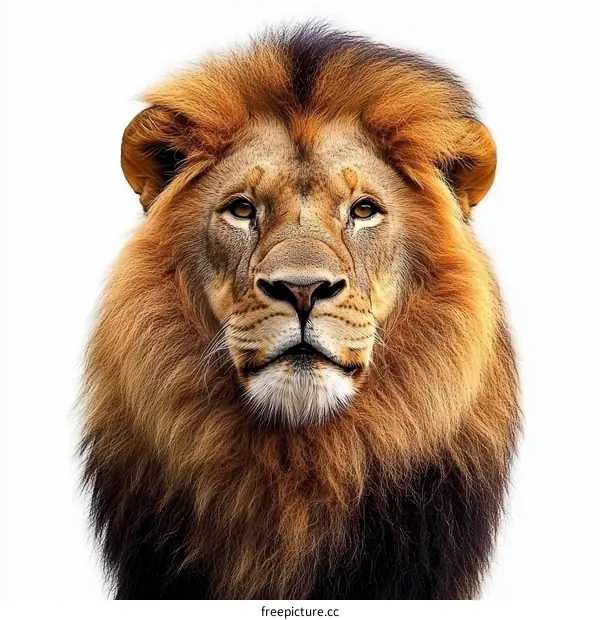 Majestic Lion Portrait Close-up