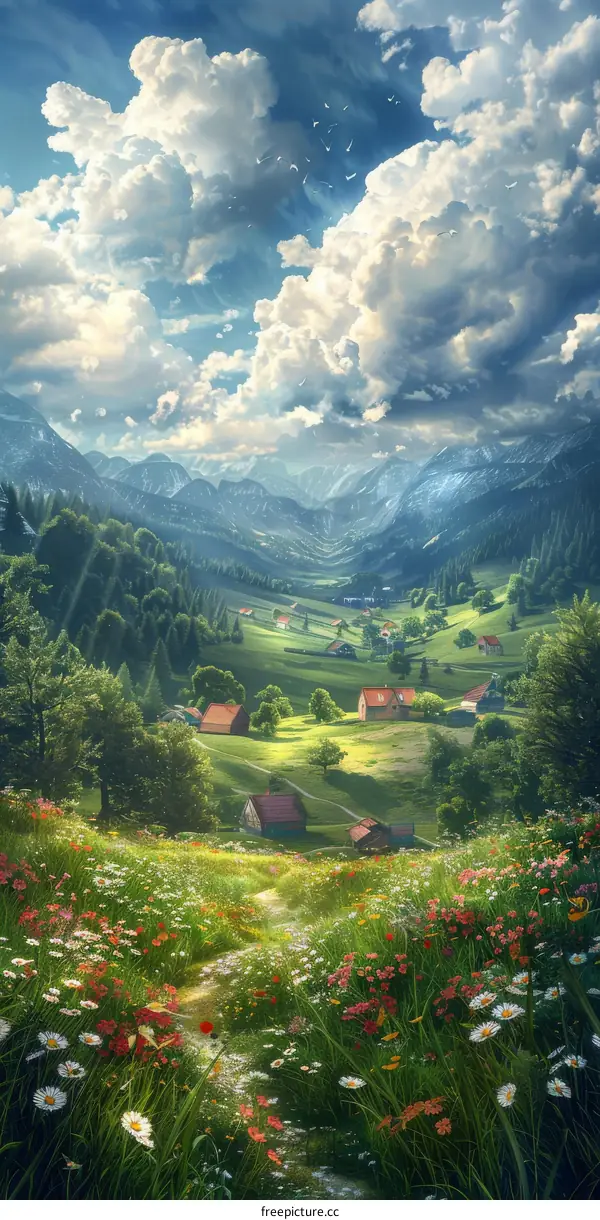 Spring in the countryside