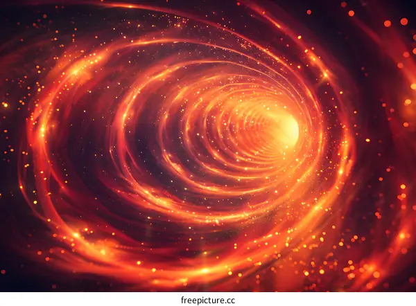 Golden Nebula Vortex