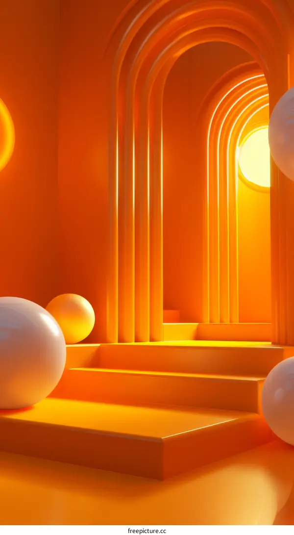 Orange geometric space