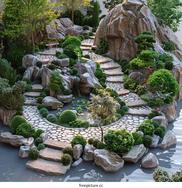 Japanese Garden on the Island