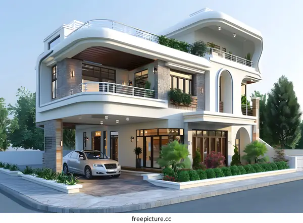 Modern style villa