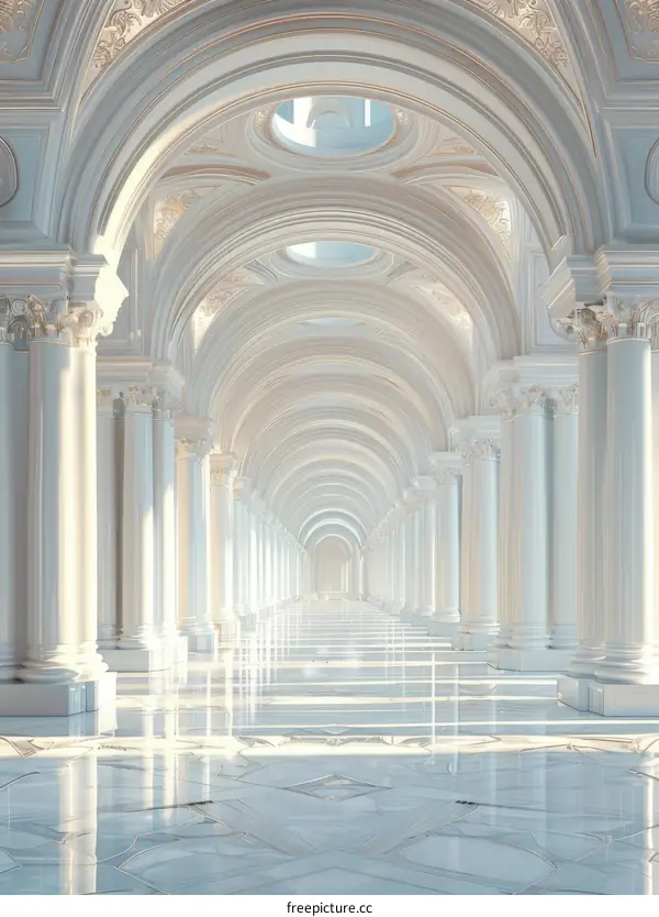 Grand Hall of Ancient Greek Architecture