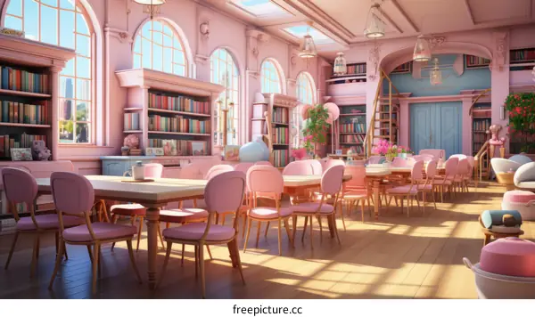 Pink Princess Palace Library